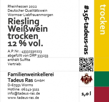 Riesling trocken 2023